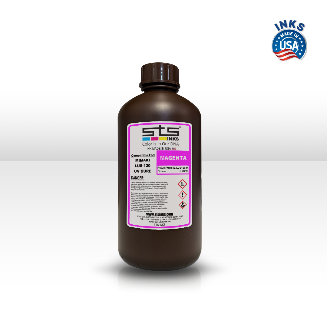 STS Inks Replacement Ink for Mimaki LUS-120 UV Curable 1 Liter